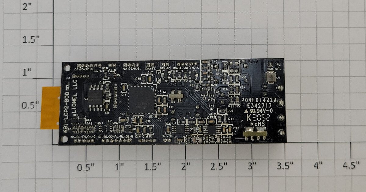 Lionel LCP2-2133342 LCM5 SD70 Diesel Locomotive PCB Circuit Board Revision B