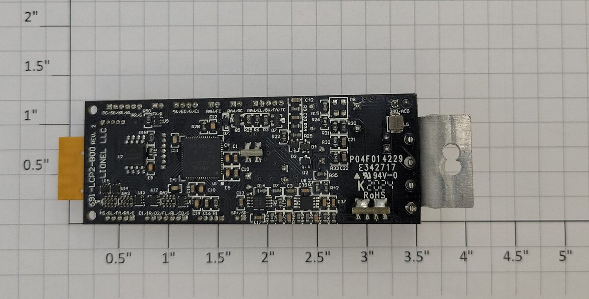 Lionel LCP2-2033530 LCM5 ES44AC Diesel Locomotive PCB Circuit Board - Revision B