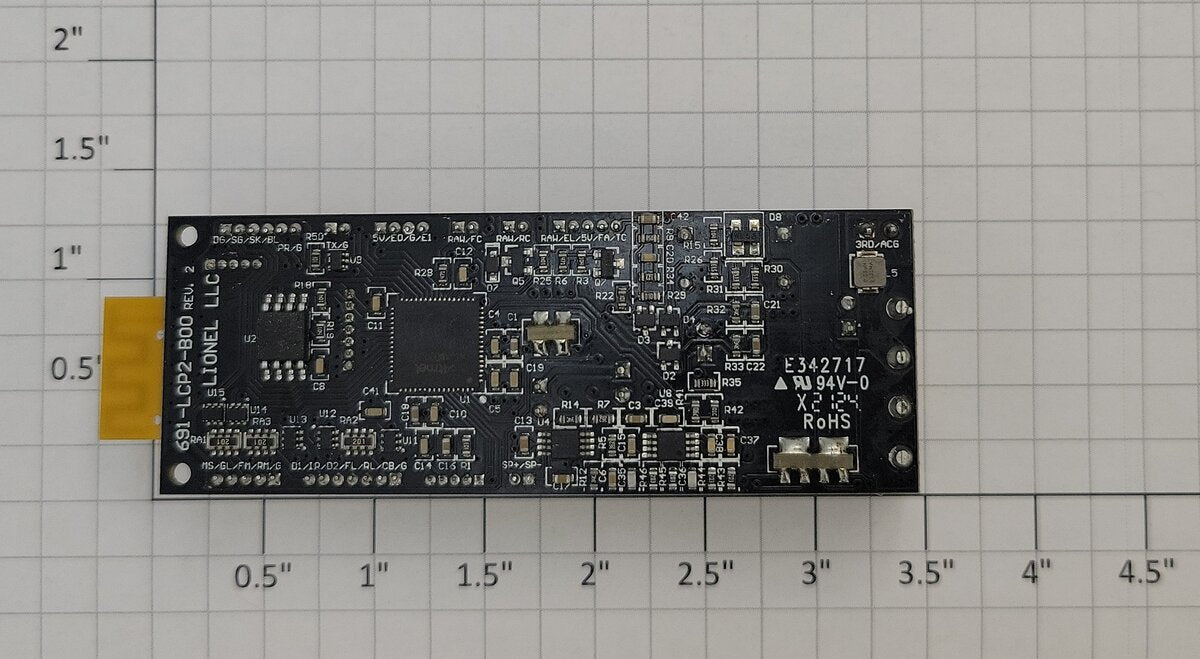 Lionel LCP2-2133630 SW-8 Diesel LCM5 PCB Circuit Board - Revision B