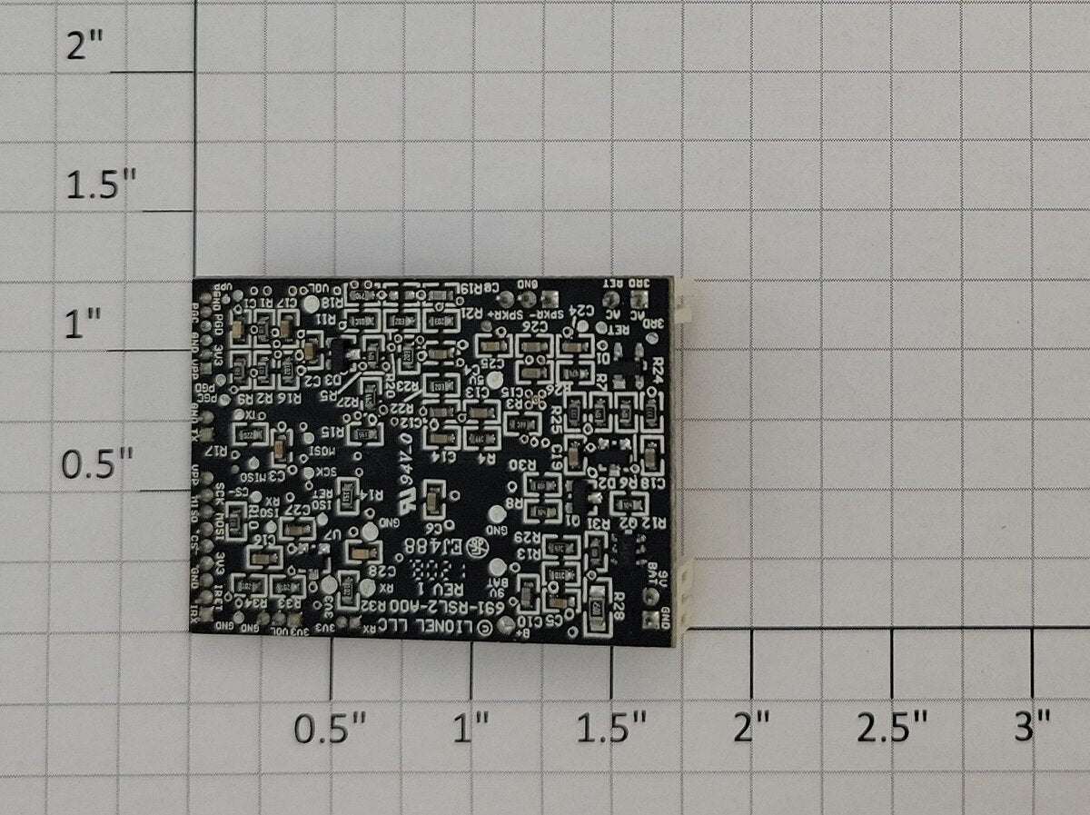 Lionel 691RSL2A00 Diesel Locomotive Railsounds PCB Circuit Board