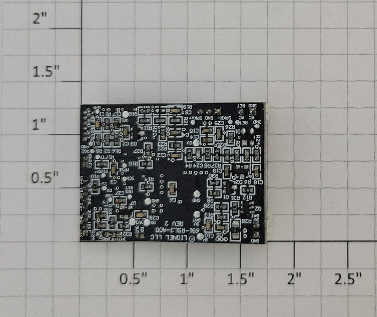 Lionel 691RSL33 SD40 Diesel Locomotive Railsounds Lite PCB Circuit Board