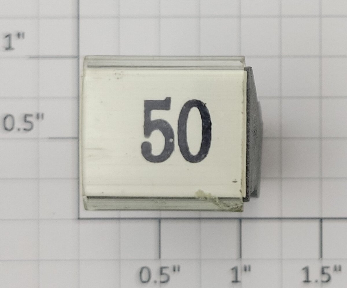 Lionel RS-50 Gang Car Rubber Stamp #50