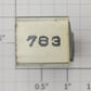 Lionel RS-783 Steam Locomotive Rubber Stamp #783