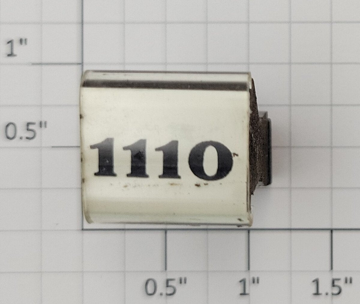 Lionel RS-1110 Steam Locomotive Smooth Rubber Stamp #1110