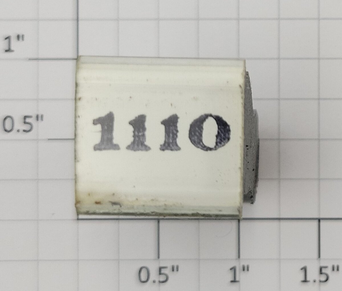 Lionel RS-1110 Steam Locomotive Textured / Weathered Rubber Stamp #1110