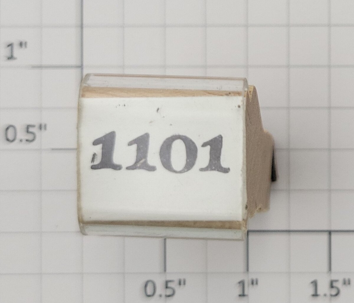 Lionel RS-1101 Steam Locomotive Rubber Stamp #1101