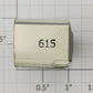 Lionel RS-615 Tinplate Baggage Car Rubber Stamp #615
