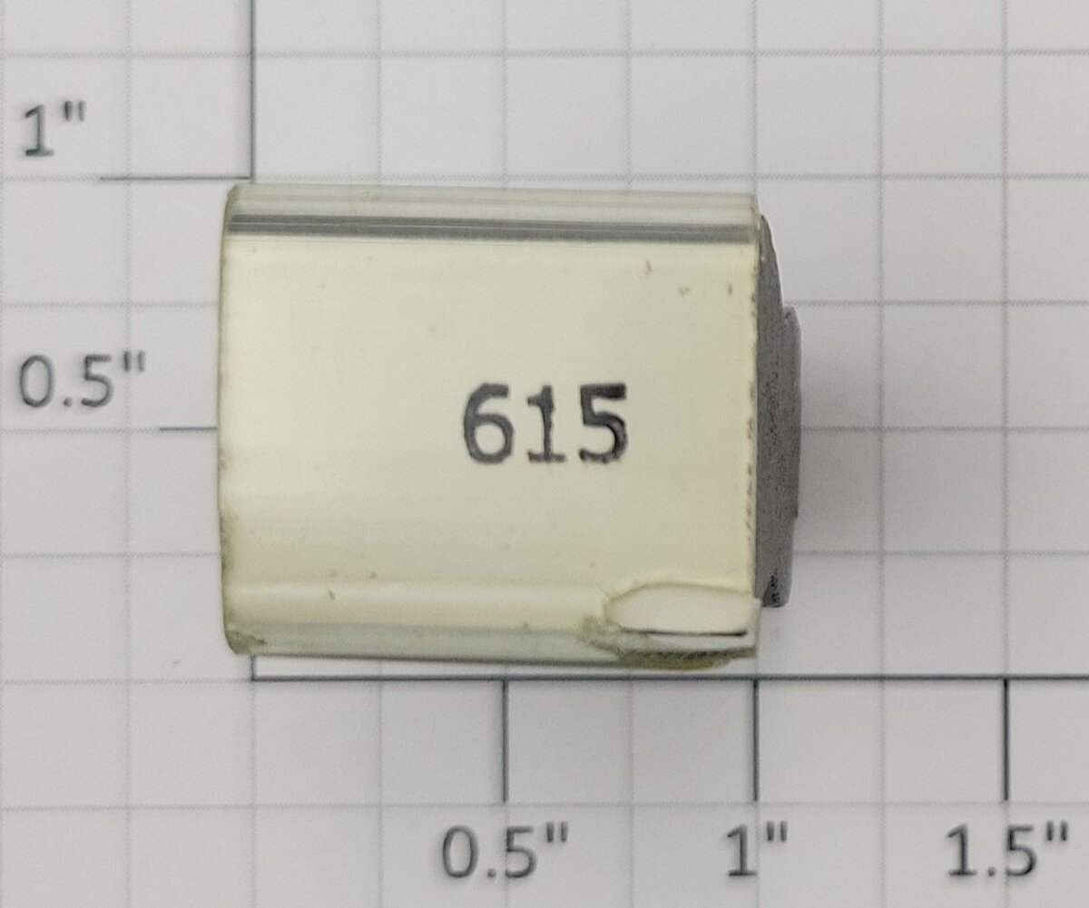 Lionel RS-615 Tinplate Baggage Car Rubber Stamp #615