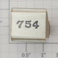 Lionel RS-754 Streamlined Observation Car Rubber Stamp #754