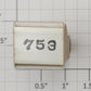 Lionel RS-753 Streamlined Vestibule Coach Passenger Car Rubber Stamp #753