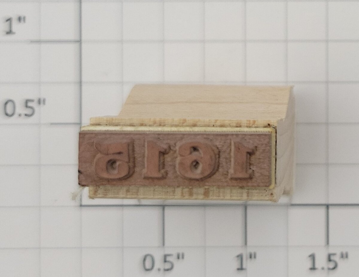 Lionel RS-1615 Steam Locomotive Rubber Stamp #1615