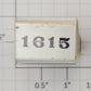 Lionel RS-1615 Steam Locomotive Rubber Stamp #1615