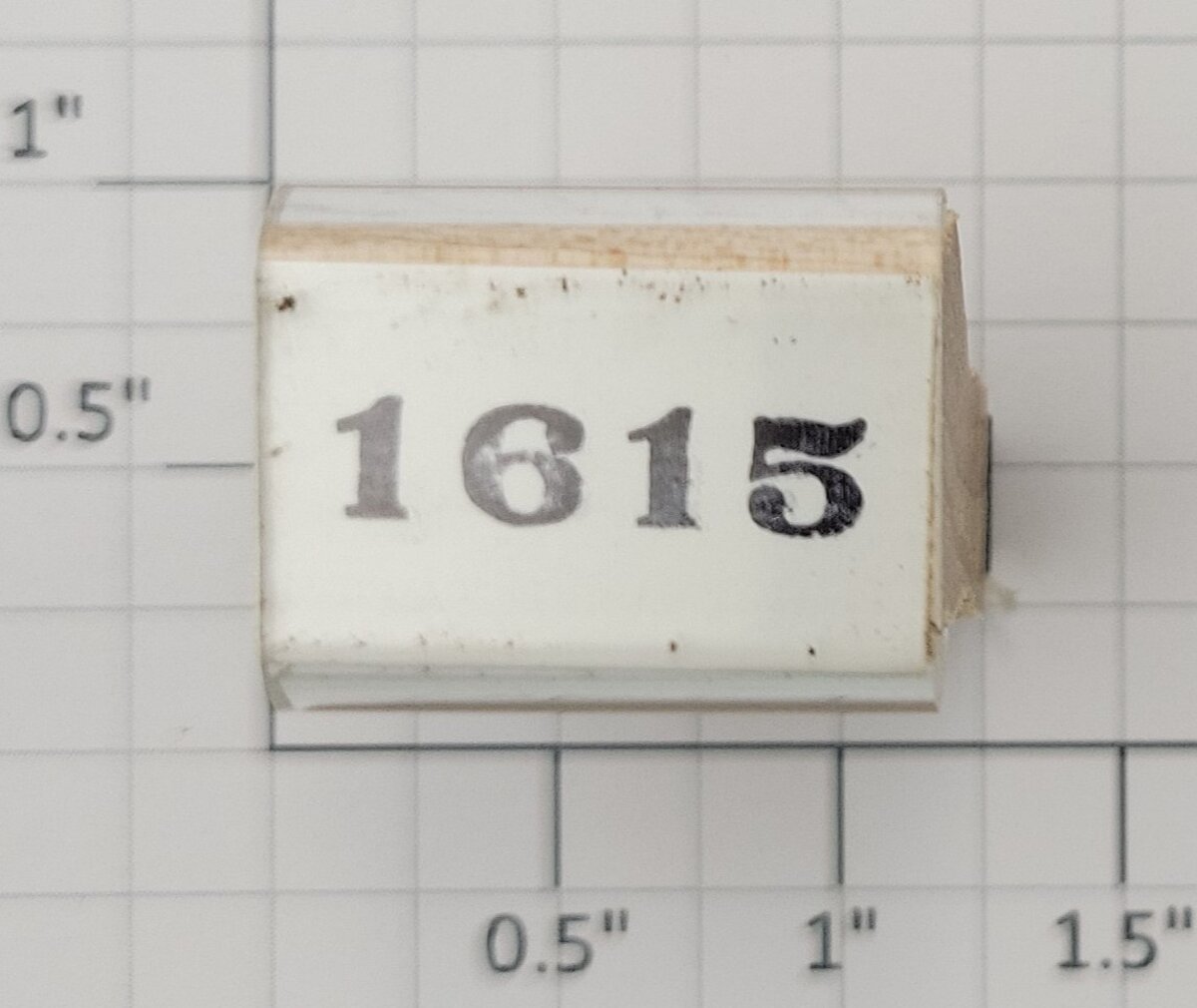 Lionel RS-1615 Steam Locomotive Rubber Stamp #1615