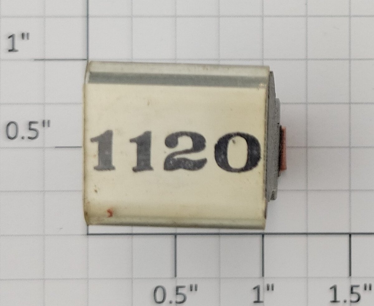 Lionel RS-1120 Steam Locomotive Rubber Stamp #1120