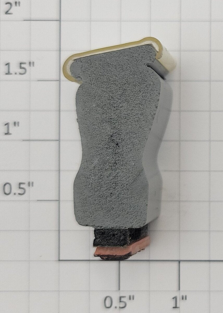 Lionel RS-1130 Steam Locomotive Textured / Weathered Rubber Stamp #1130
