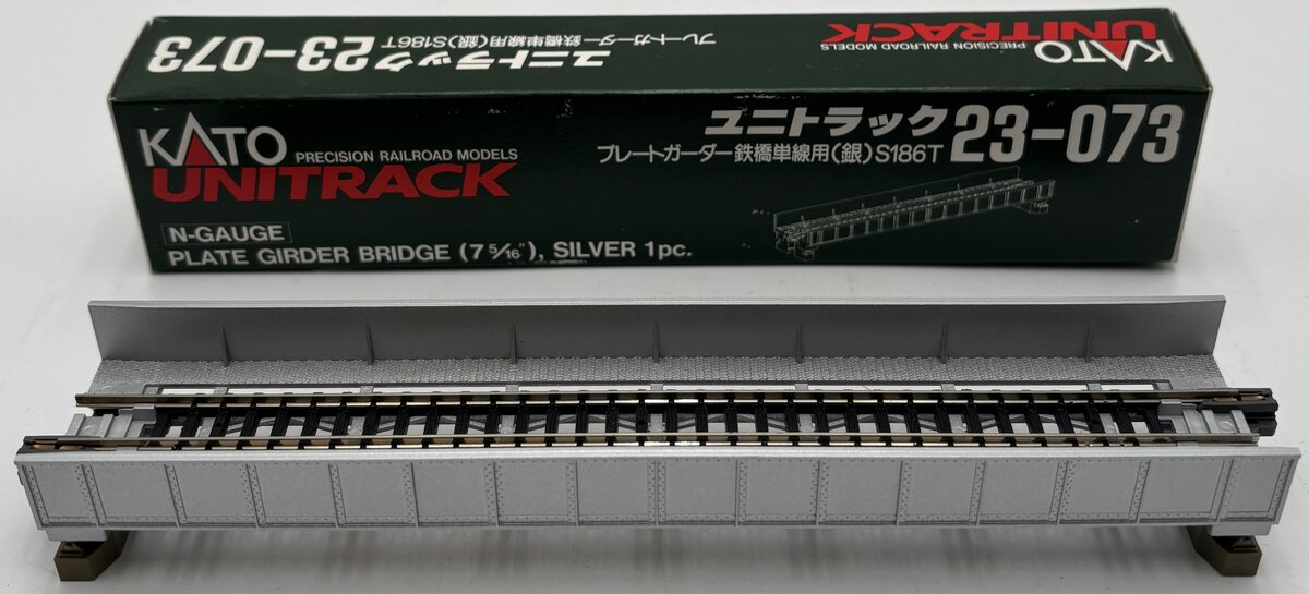 Kato 23-073 N Scale Silver Plate Girder Bridge (7 5/16" 186mm)