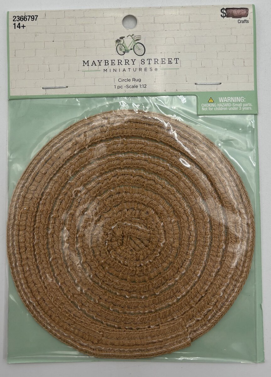 Mayberry Street 2366797 1:12 Woven Circle Rug