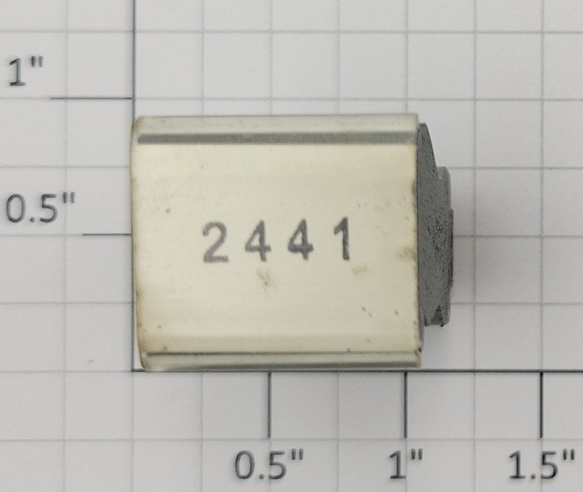 Lionel RS-2441 Observation Passenger Car Rubber Stamp #2441