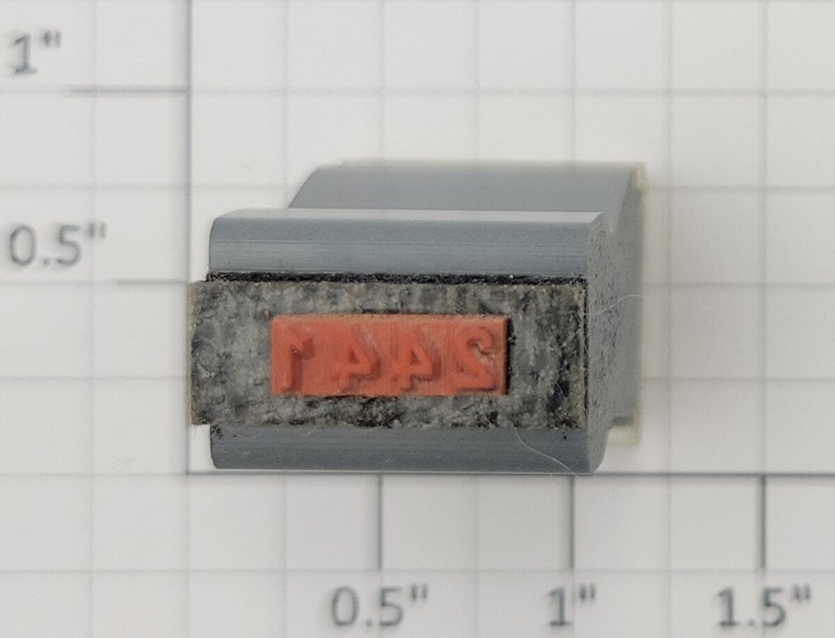 Lionel RS-2441 Observation Passenger Car Rubber Stamp #2441