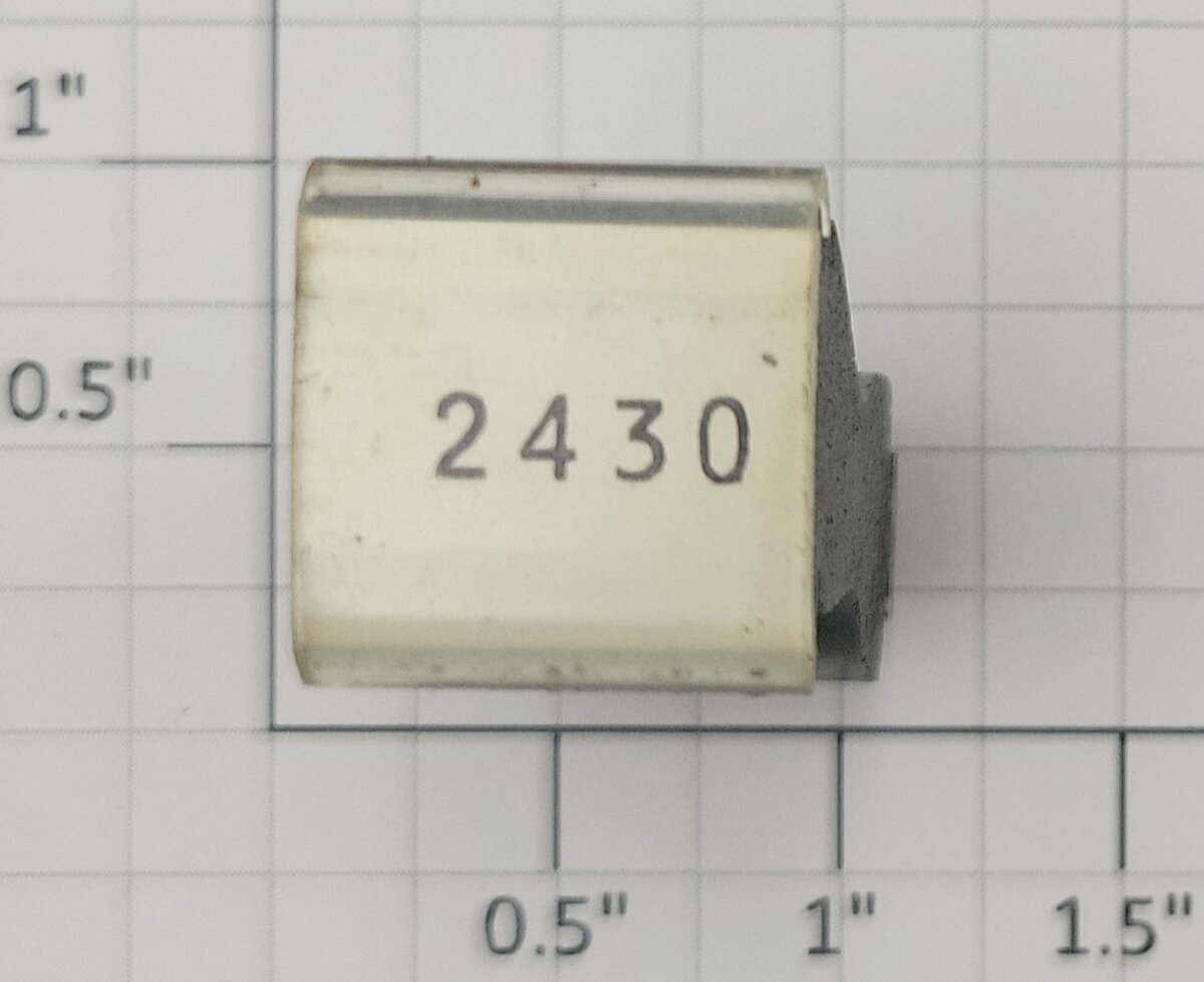 Lionel RS-2430 Pullman Passenger Car Rubber Stamp #2430
