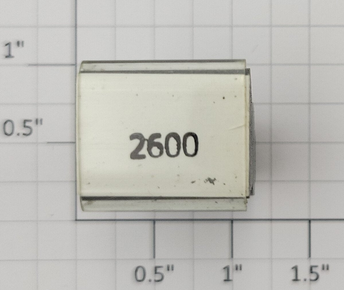 Lionel RS-2600 Pullman Passenger Car Rubber Stamp #2600