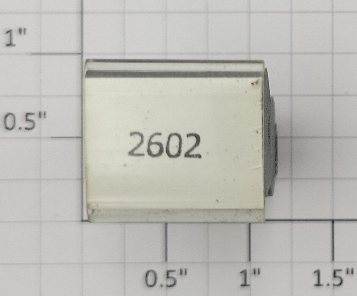 Lionel RS-2602 Baggage / Mail Passenger Car Rubber Stamp #2602