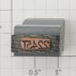 Lionel RS-2245T Tender Frame Underside Rubber Stamp #2245T