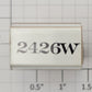 Lionel RS-2426W Tender Frame Underside Serif Rubber Stamp #2426W