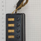 Acme 146-5 Vintage Bakelite 4-Button Switch Control Box with Wiring
