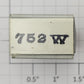 Lionel RS-752W Union Pacific Power Car Bold Serif Rubber Stamp #752W