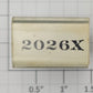 Lionel RS-2026X Steam Locomotive Rubber Stamp #2026X