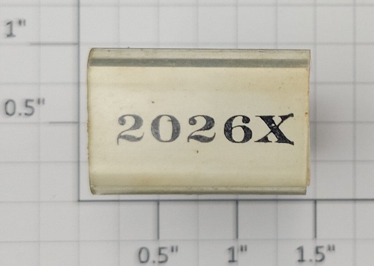 Lionel RS-2026X Steam Locomotive Rubber Stamp #2026X