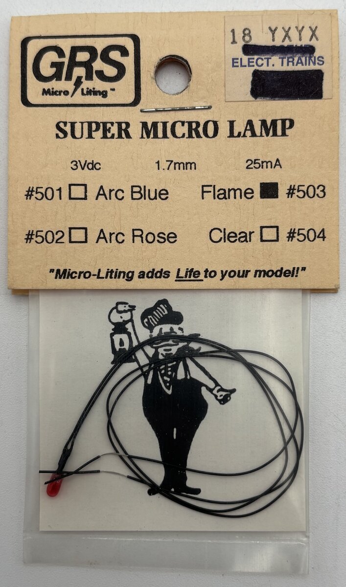 GRS 503 HO Flame Super Micro Lamp 3Vdc 1.7 mm 25 mA