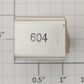 Lionel RS-604 Tinplate Boxcar Rubber Stamp #604
