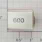 Lionel RS-600 Pullman Passenger Car Rubber Stamp #600