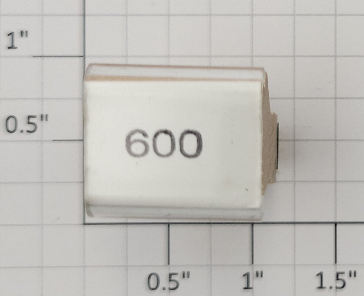 Lionel RS-600 Pullman Passenger Car Rubber Stamp #600