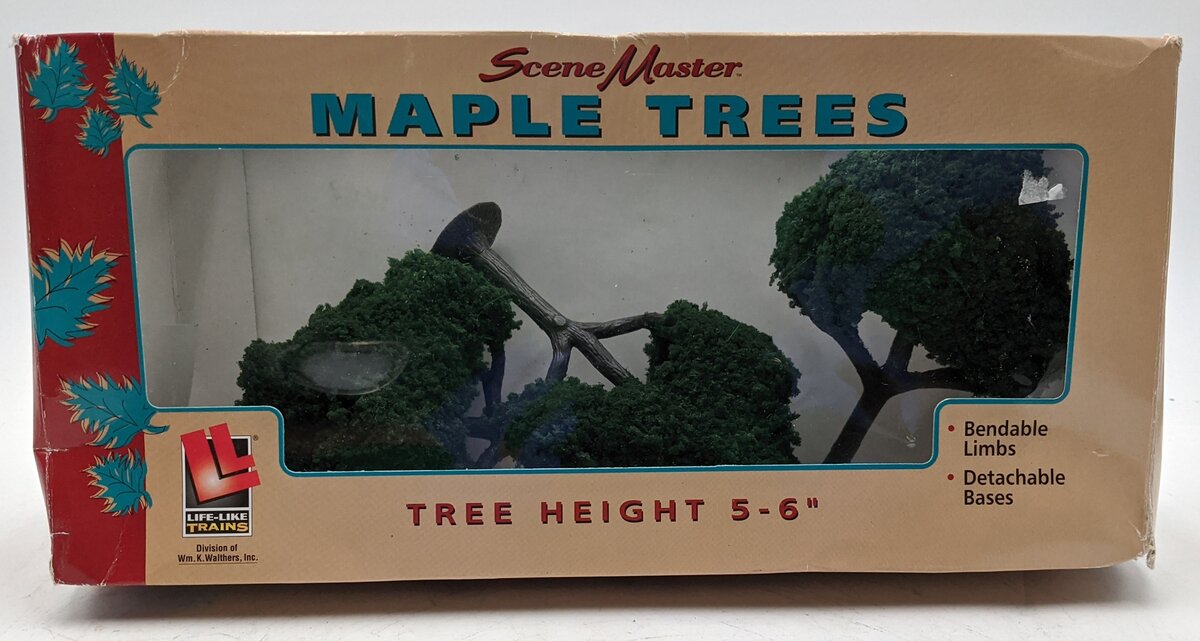 Life Like 433-1981 SceneMaster Maple Trees 5-6