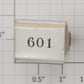 Lionel RS-601 Observation Passenger Car Rubber Stamp #601