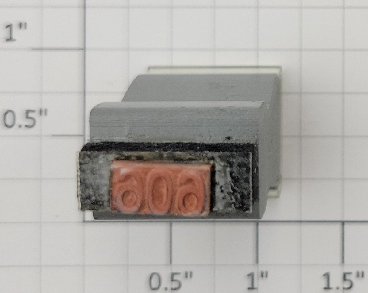 Lionel RS-606 Observation Passenger Car Rubber Stamp #606