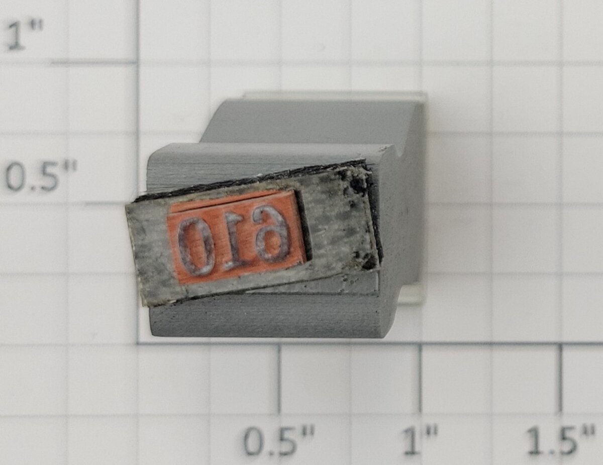 Lionel RS-610 Pullman Passenger Car Rubber Stamp #610