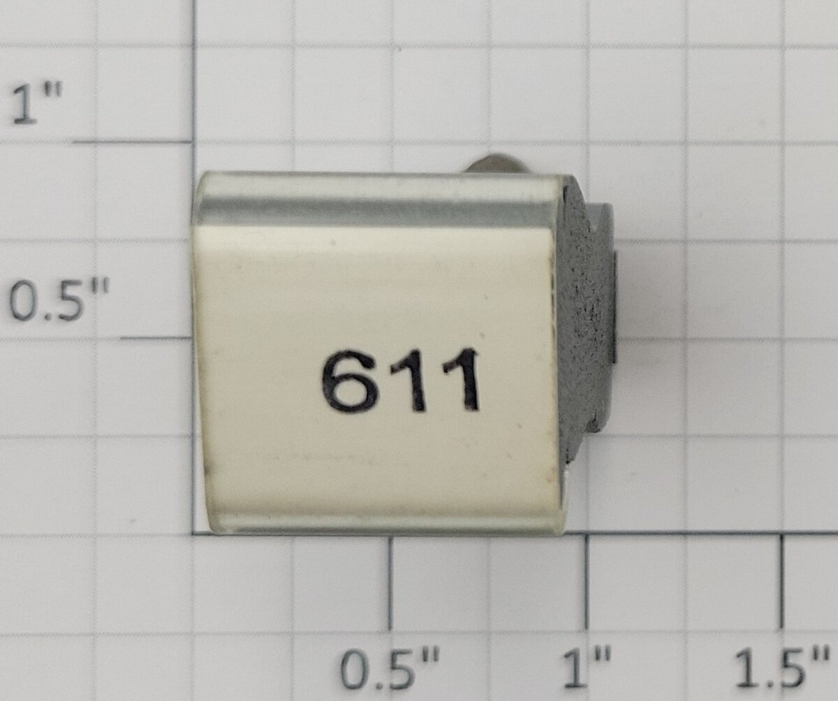 Lionel RS-611 Baggage and Railway Mail Car Rubber Stamp #611