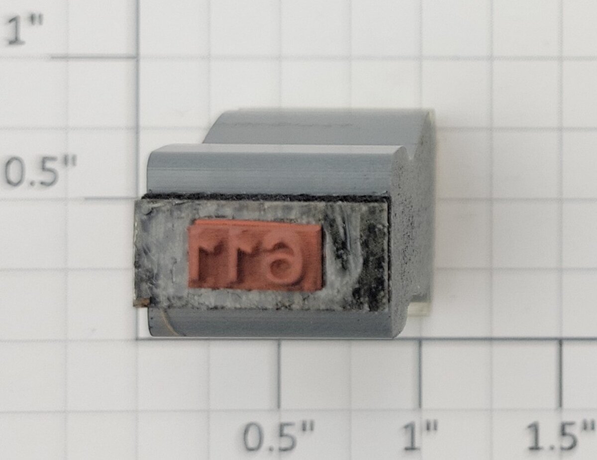 Lionel RS-611 Baggage and Railway Mail Car Rubber Stamp #611