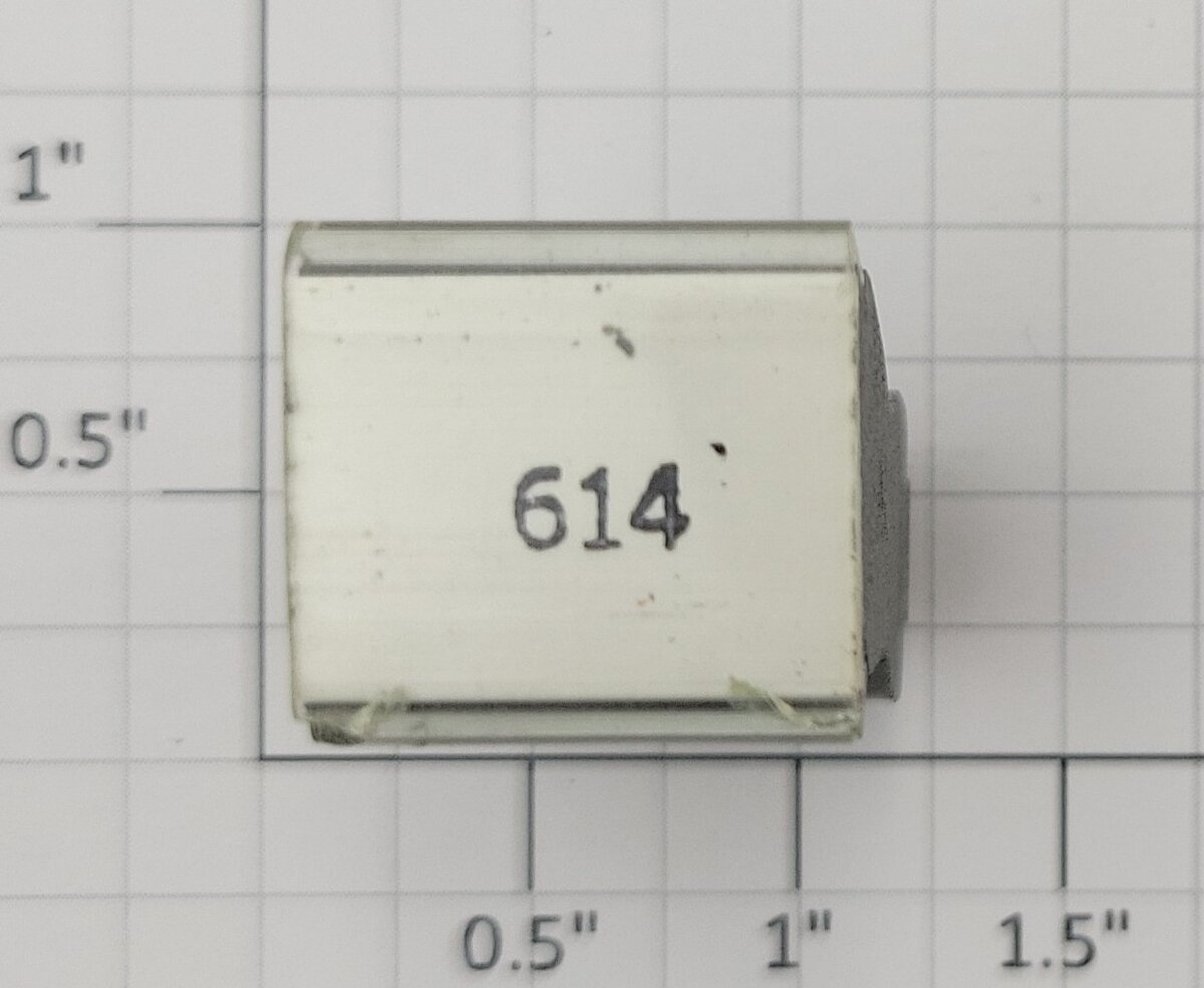 Lionel RS-614 Observation Passenger Car Rubber Stamp #614