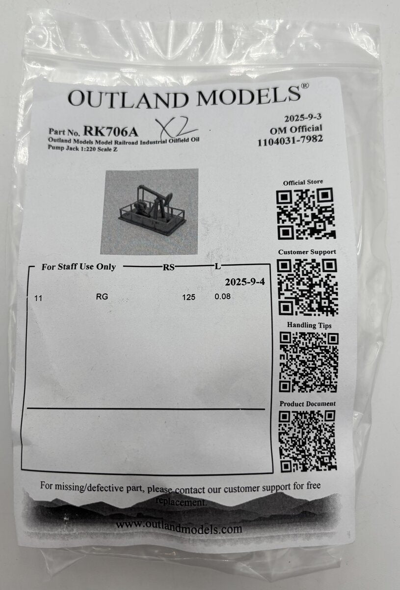 Outland Models RK706A Z Industrial Oilfield Oil Pump Jack (Set of 2)