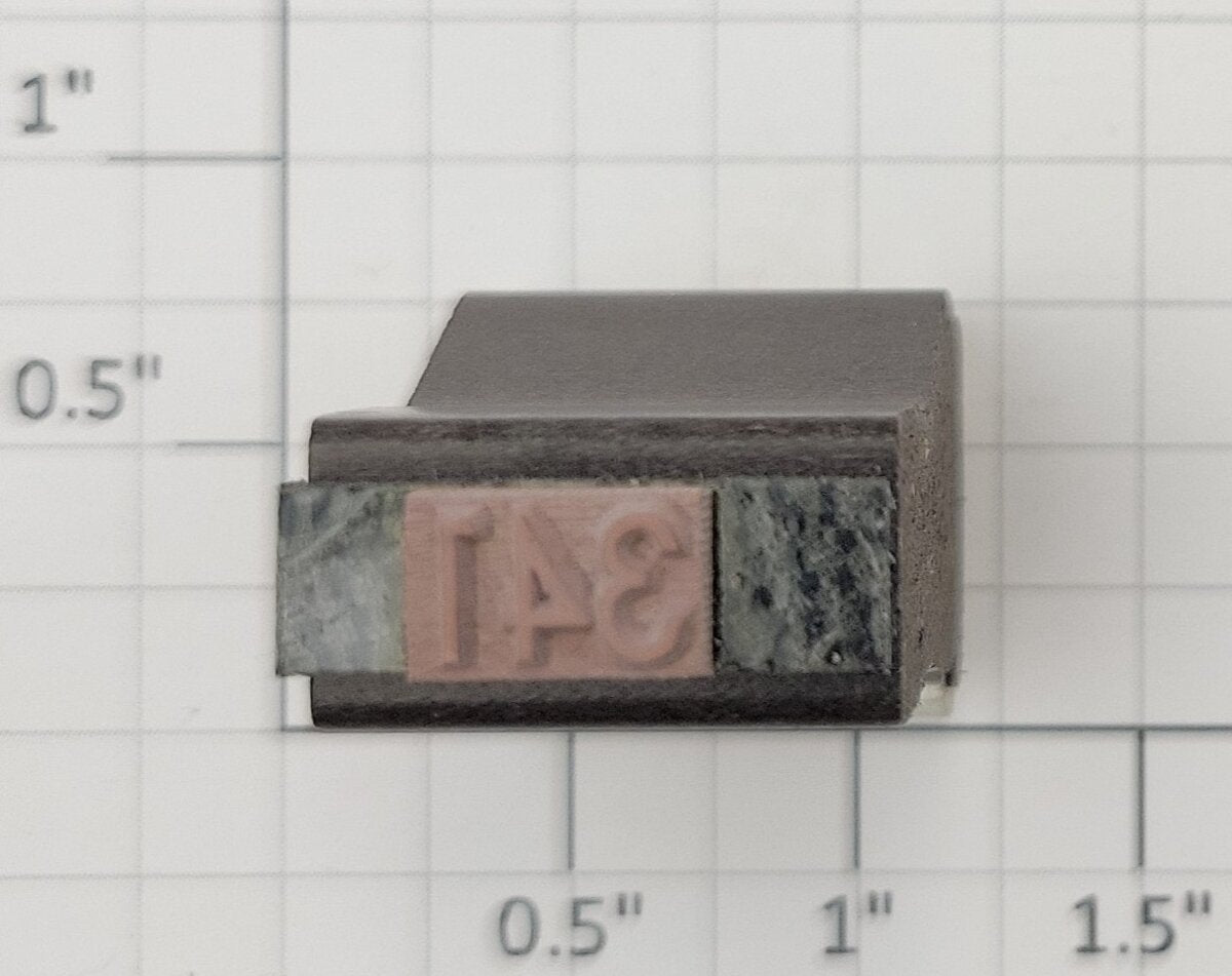 Lionel RS-341 Observation Passenger Car Rubber Stamp #341