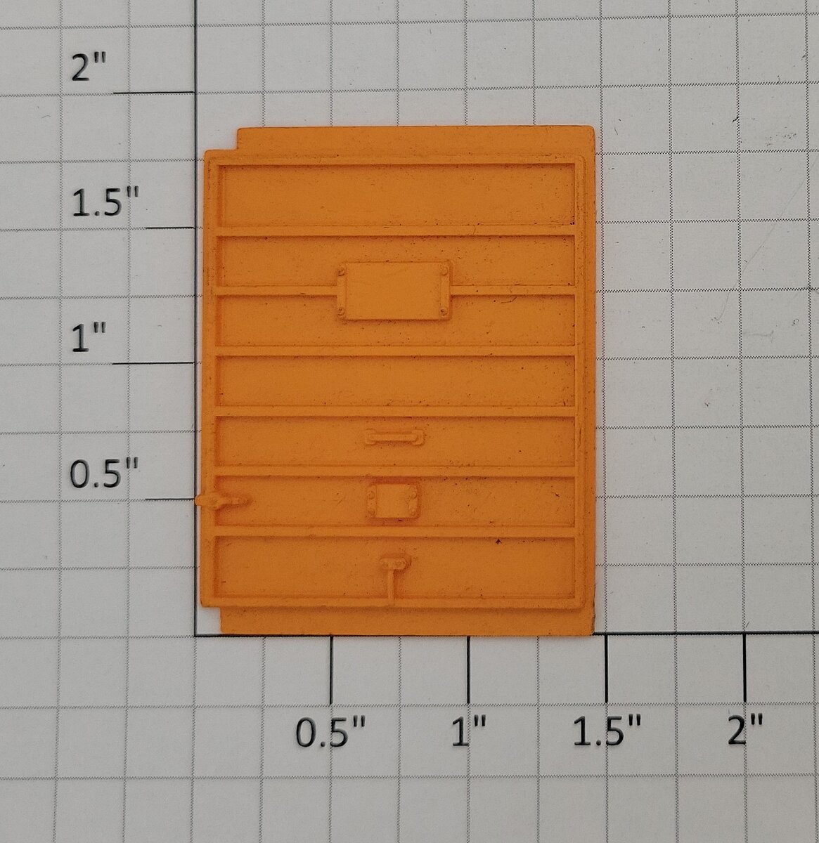 Lionel 6468-7 Right Hand Orange Boxcar Door