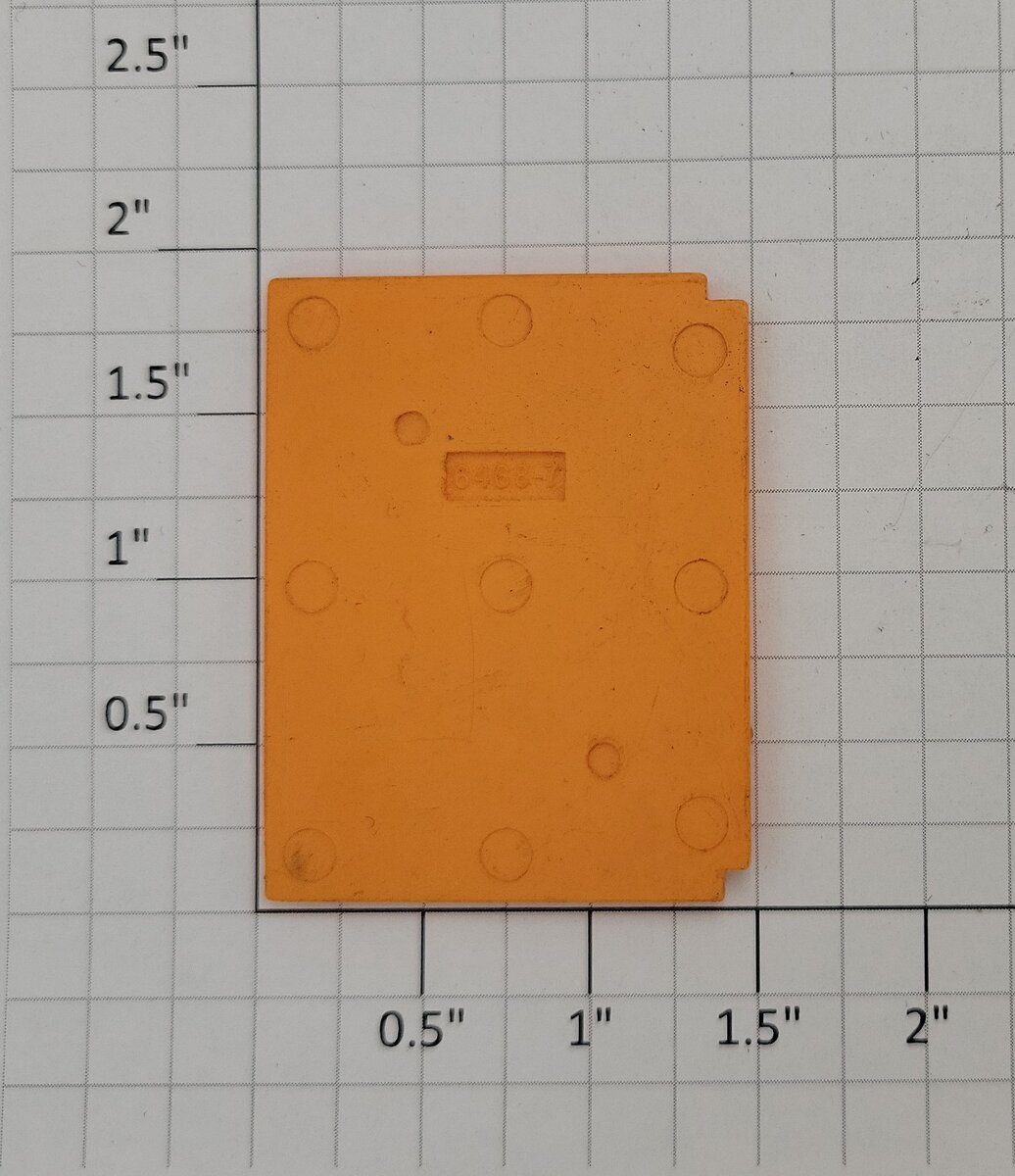 Lionel 6468-7 Right Hand Orange Boxcar Door