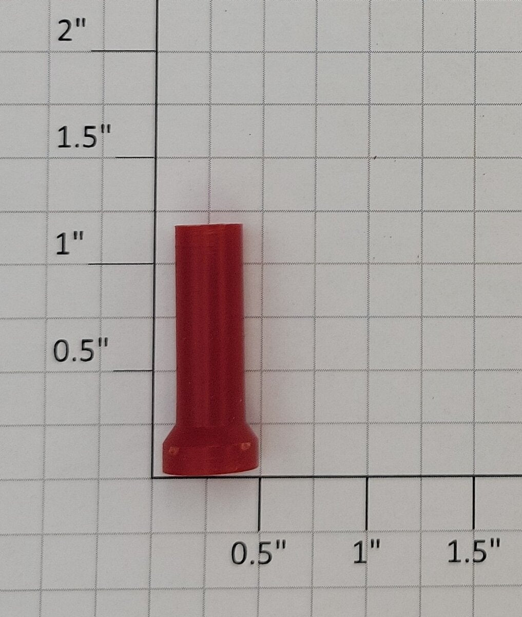 Acme 1015-13 Red Plastic Smoke Stack