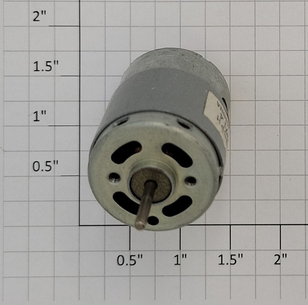 Mabuchi RS-385PH 12-Volt DC Can Motor w/ Single Round Shaft