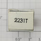 Lionel RS-2231T Tender Frame Underside Rubber Stamp #2231T